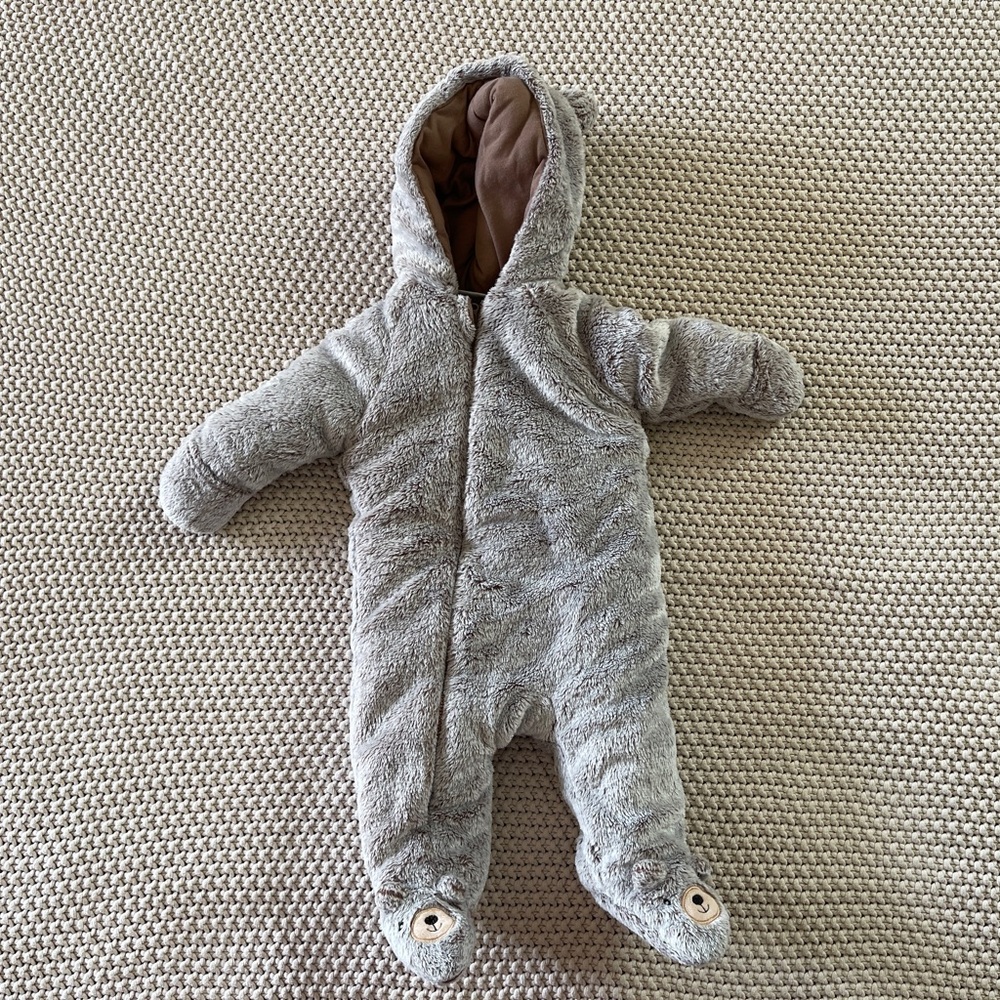Koalababy Plush Bear Outerwear 1-Piece Suit – Size 3-6 Months